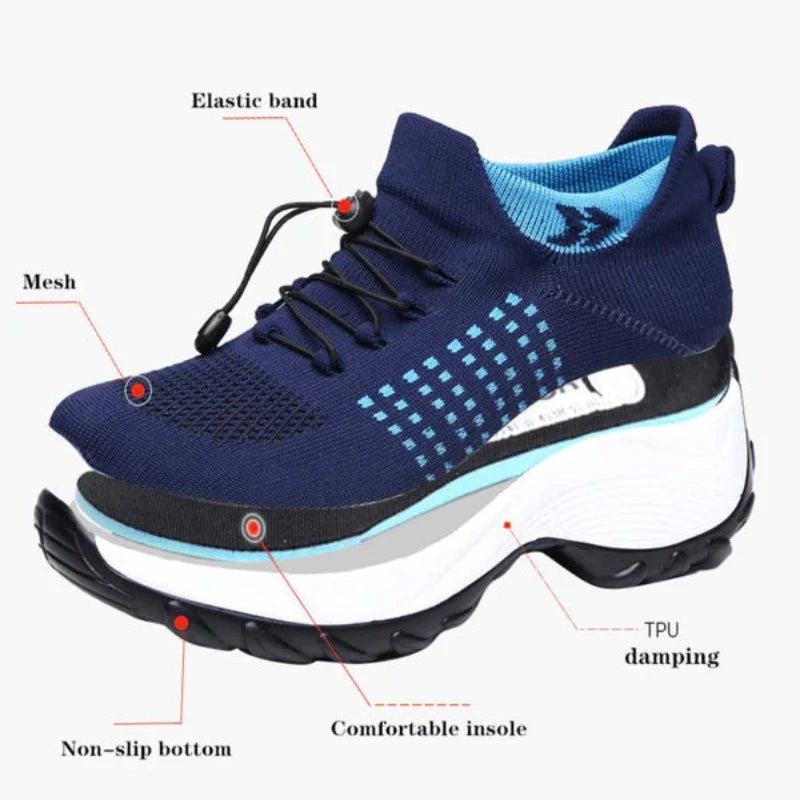 High Arch Wide Toe Comfortable Shoes