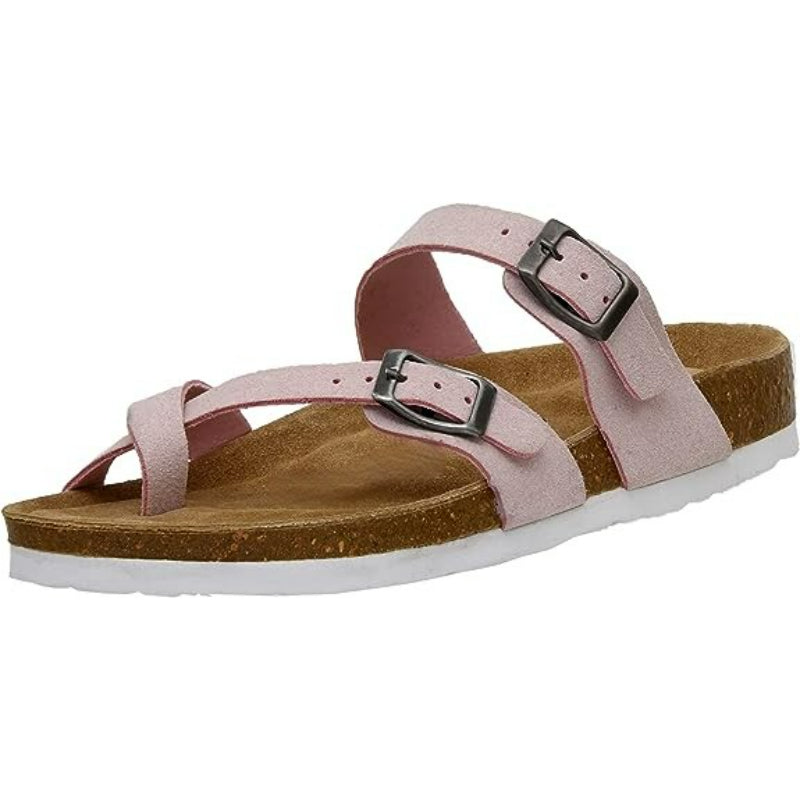 Double Buckle Strapped Sandals