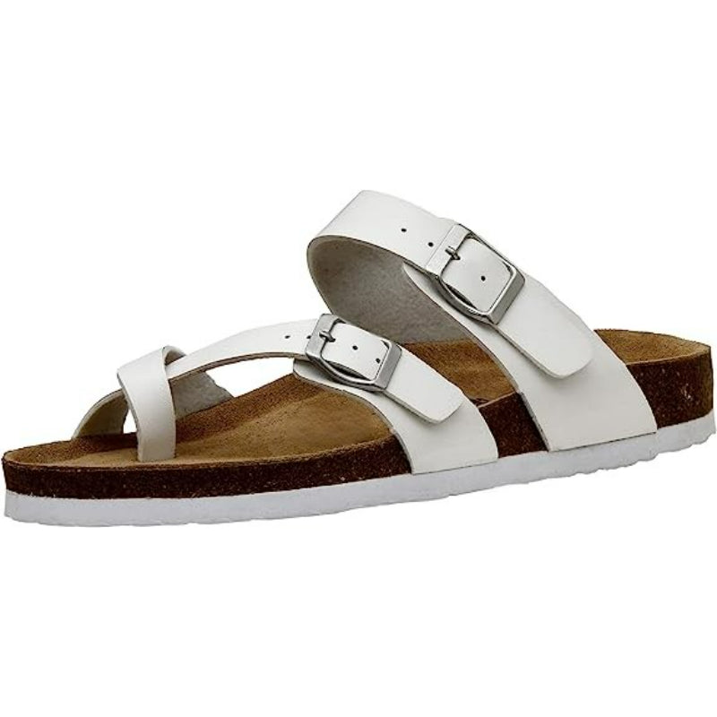 Double Buckle Strapped Sandals