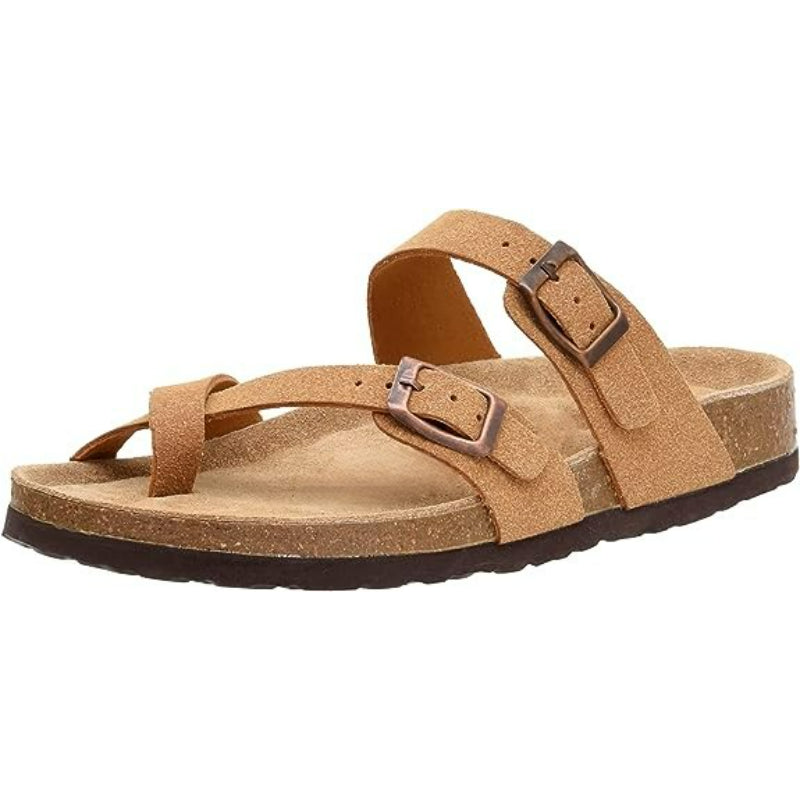 Double Buckle Strapped Sandals