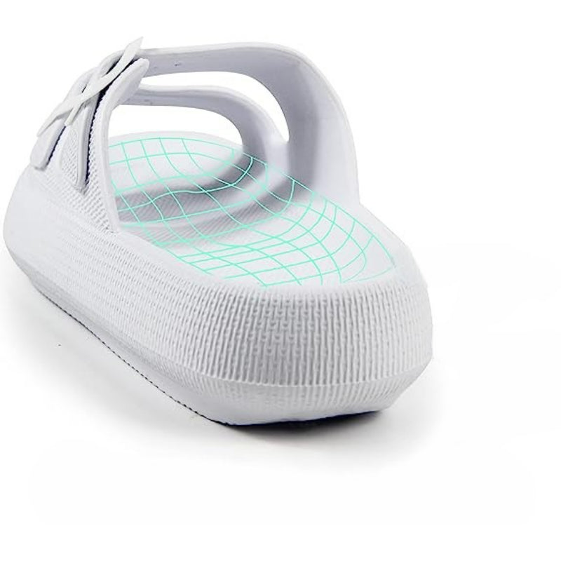 Flat Sandals With Double Buckle