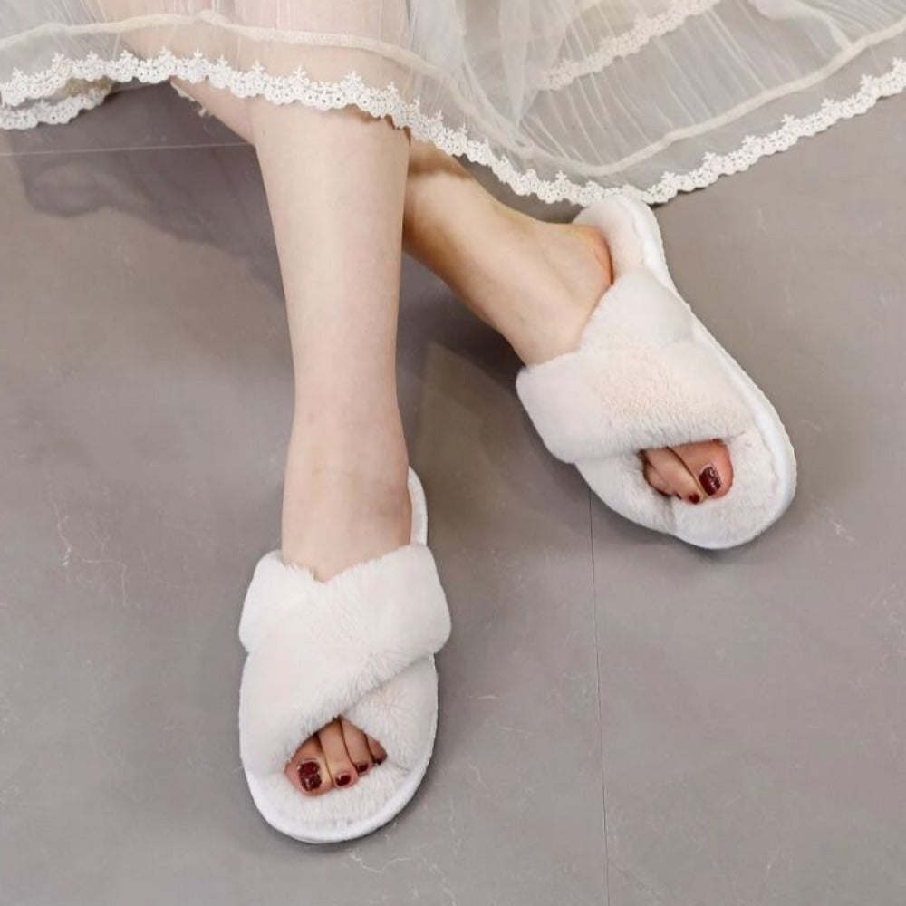 Comfy Criss Cross Slippers