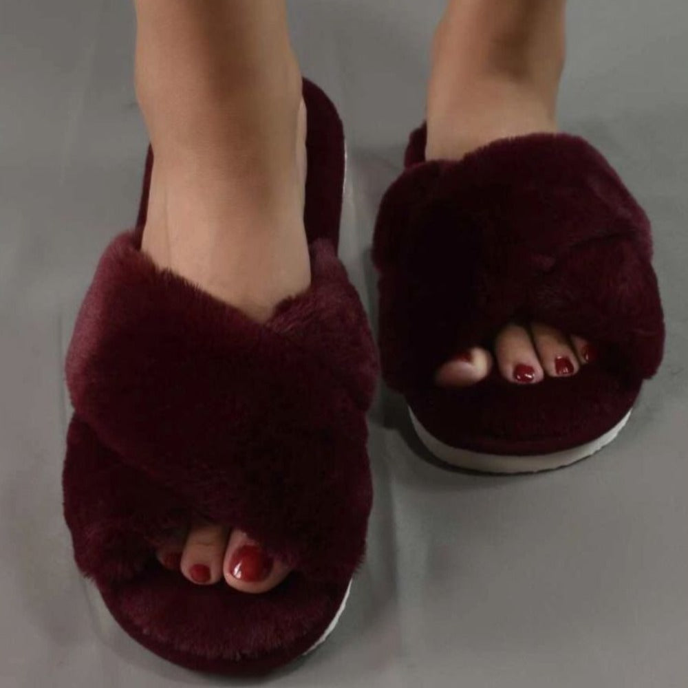 Comfy Criss Cross Slippers