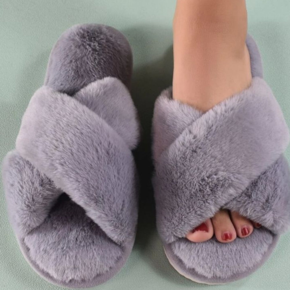 Comfy Criss Cross Slippers