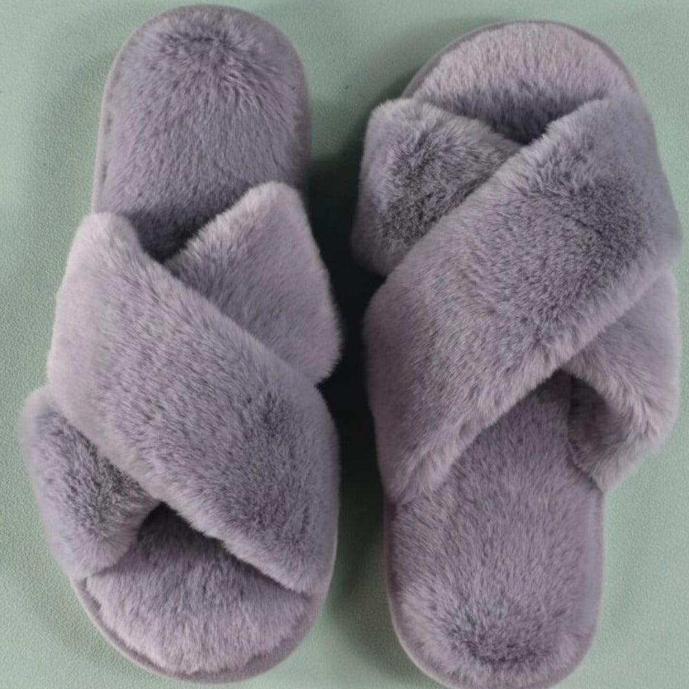 Comfy Criss Cross Slippers