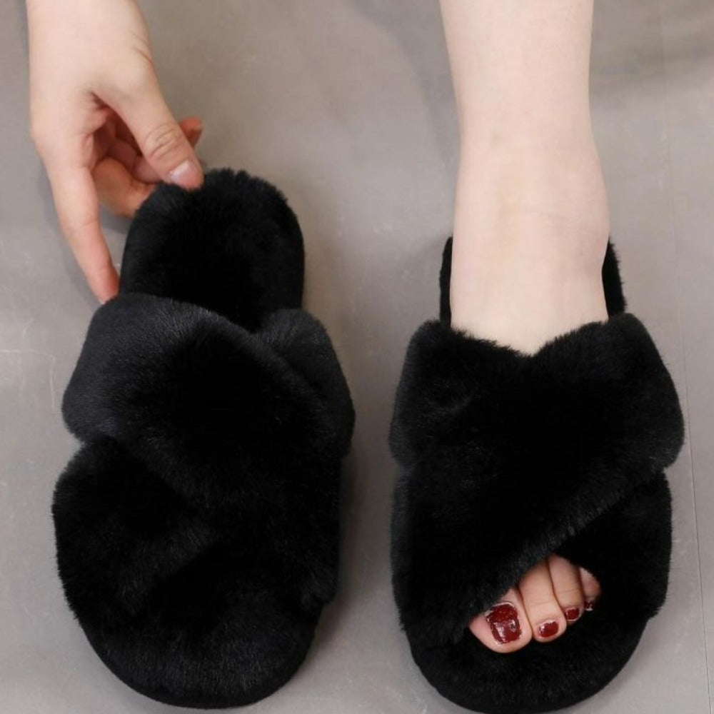 Comfy Criss Cross Slippers