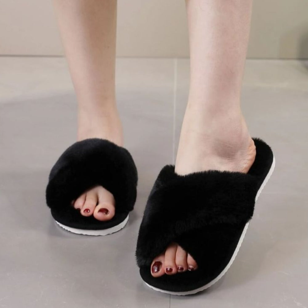 Comfy Criss Cross Slippers