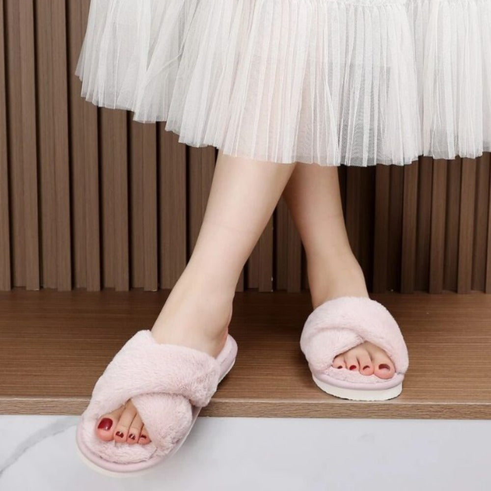 Comfy Criss Cross Slippers