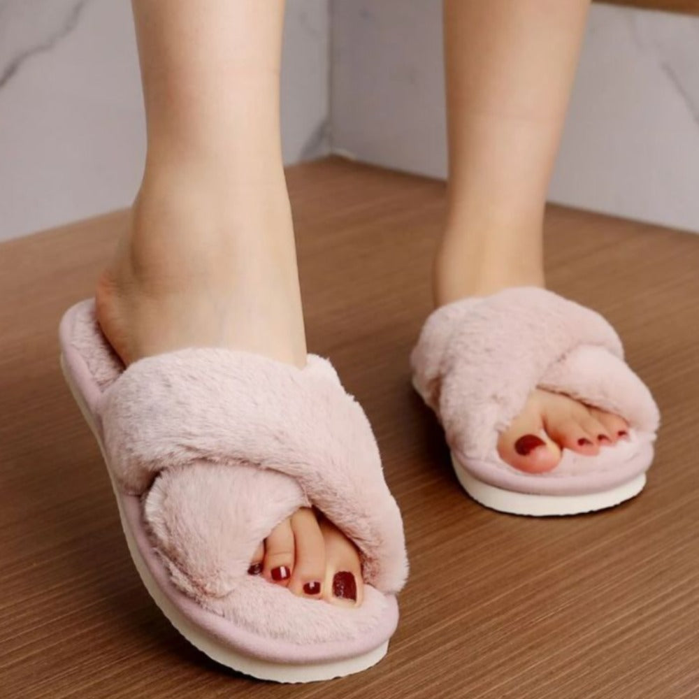 Comfy Criss Cross Slippers