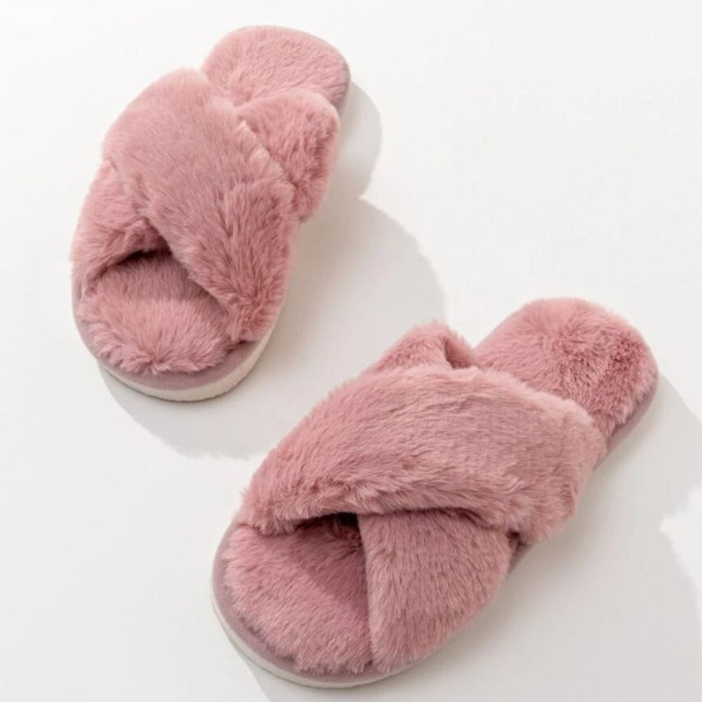 Comfy Criss Cross Slippers