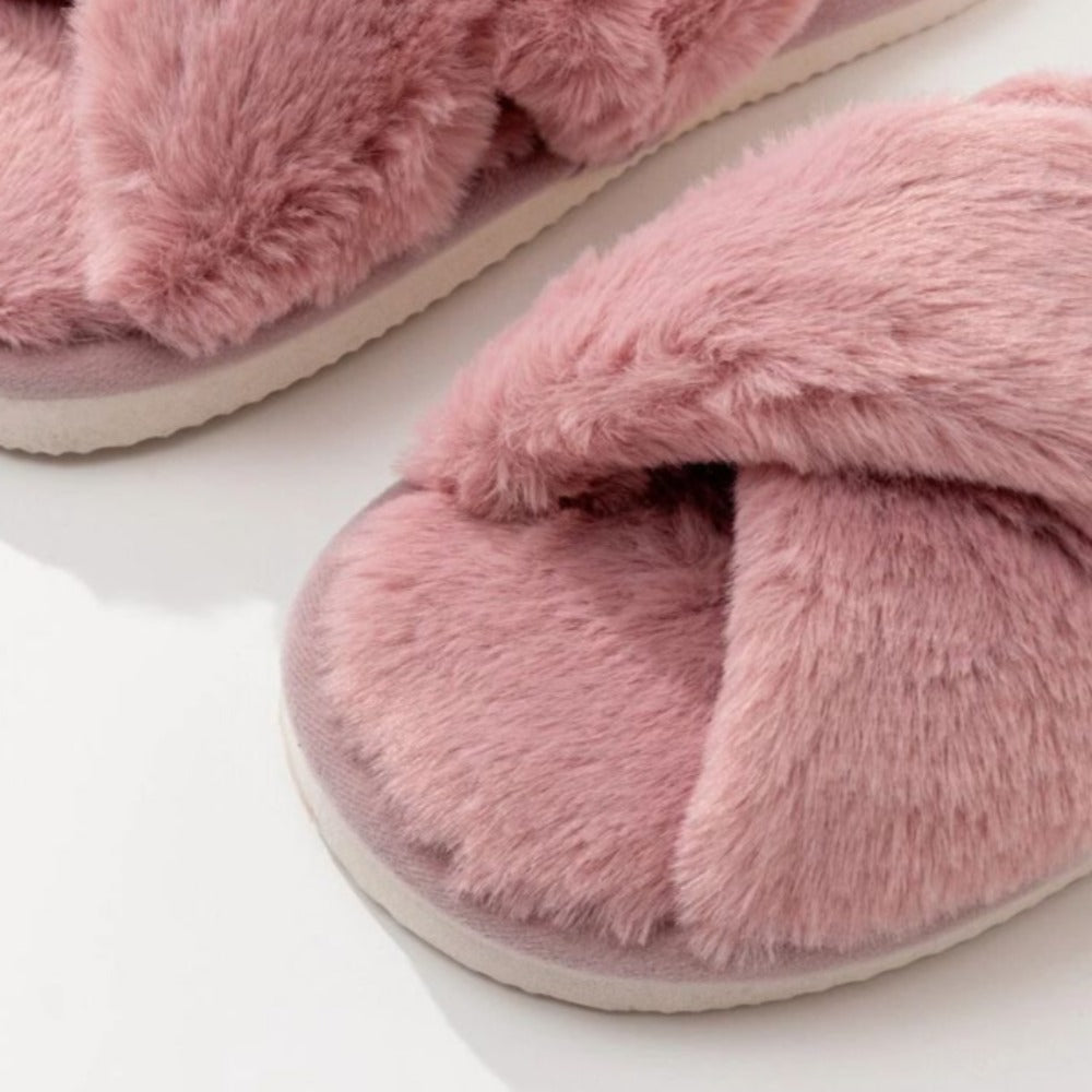Comfy Criss Cross Slippers