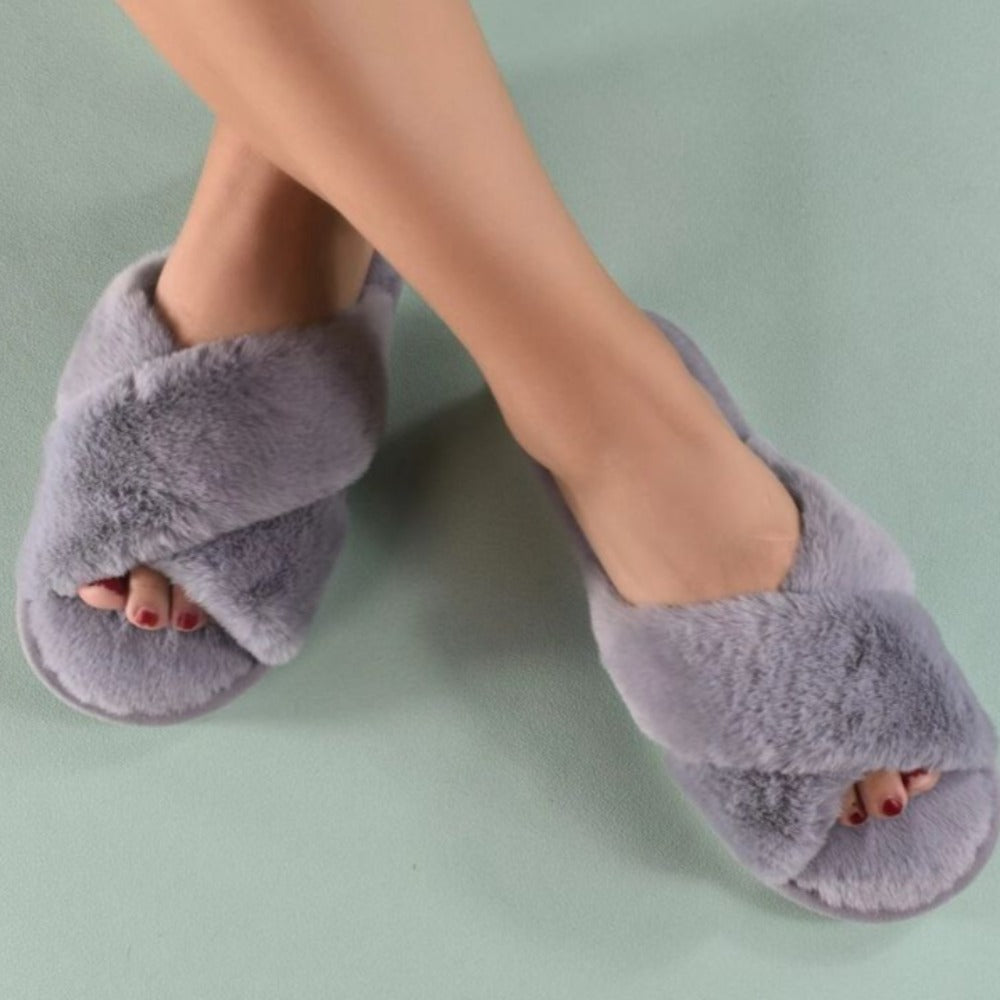 Comfy Criss Cross Slippers