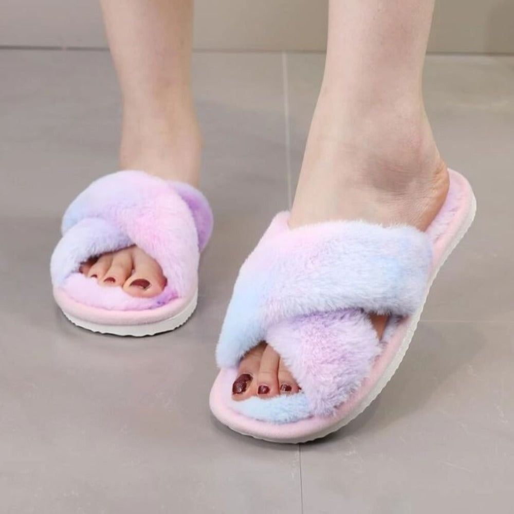 Comfy Criss Cross Slippers