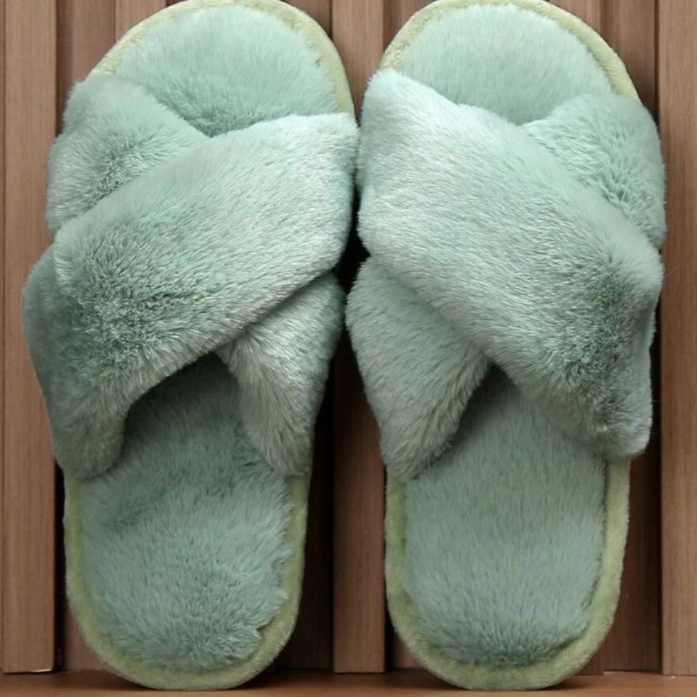 Comfy Criss Cross Slippers