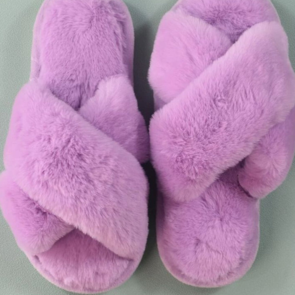 Comfy Criss Cross Slippers