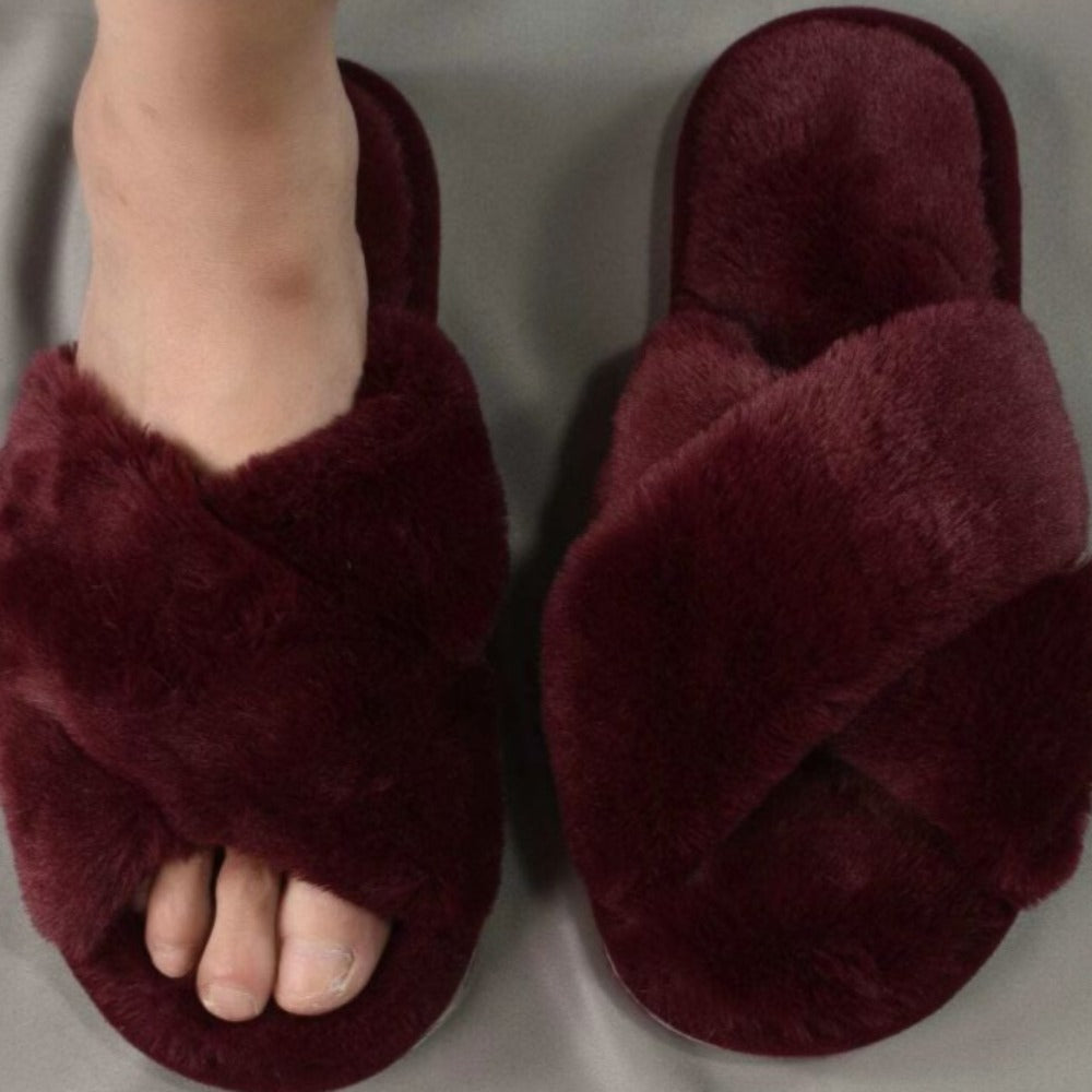 Comfy Criss Cross Slippers