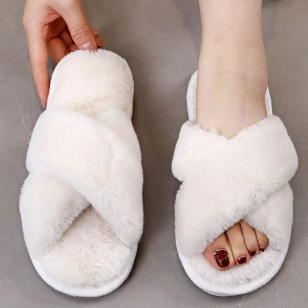 Comfy Criss Cross Slippers