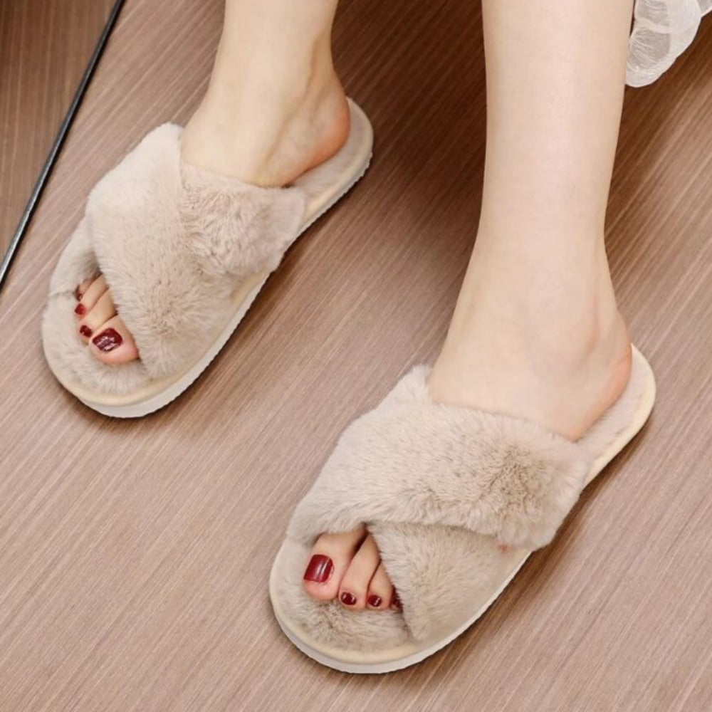 Comfy Criss Cross Slippers