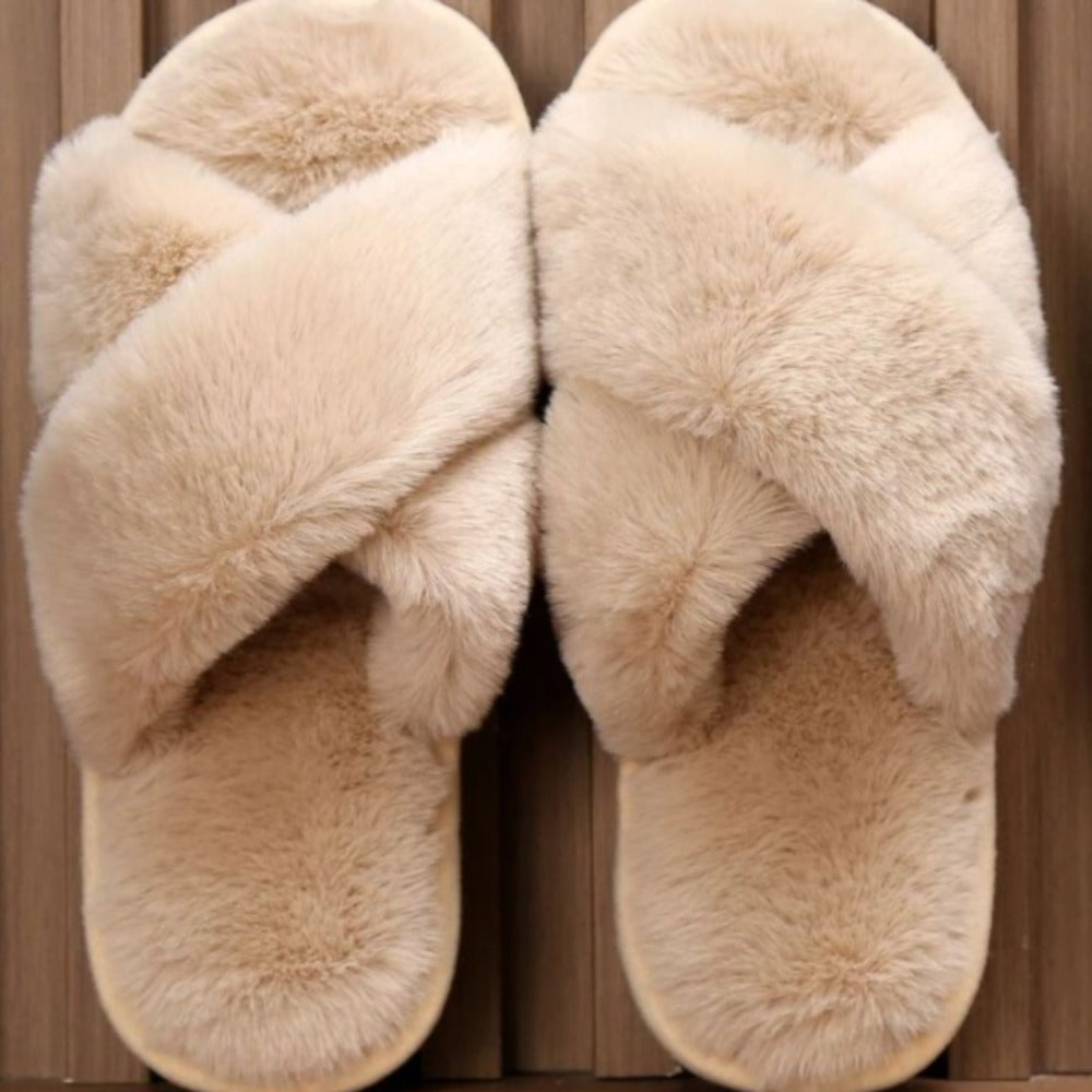 Comfy Criss Cross Slippers