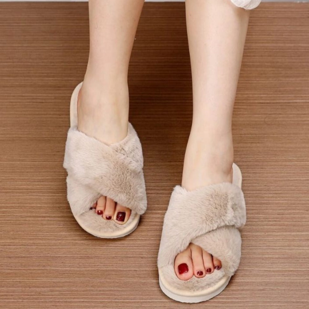 Comfy Criss Cross Slippers