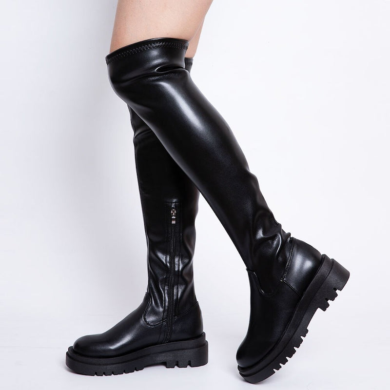 Platform Thigh High Boots