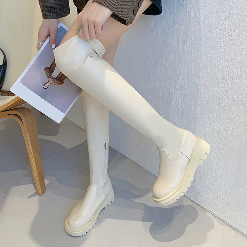 Platform Thigh High Boots