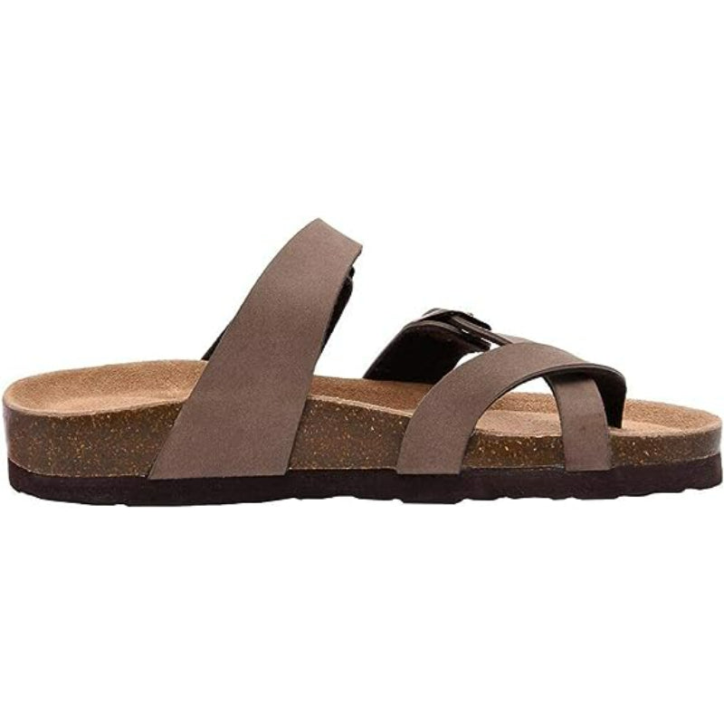 Comfortable Double Buckle Strapped Sandals