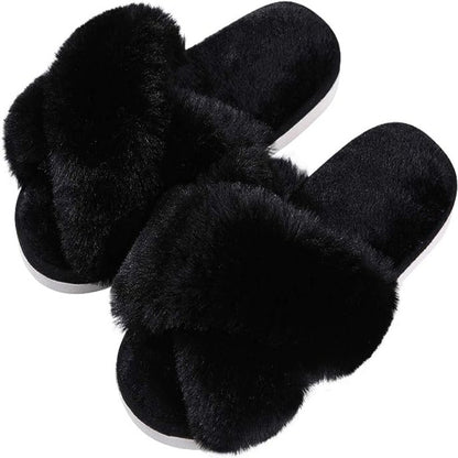 Comfy Cross Bands Slippers