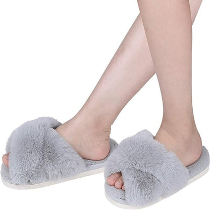 Comfy Cross Bands Slippers