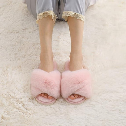 Comfy Cross Bands Slippers