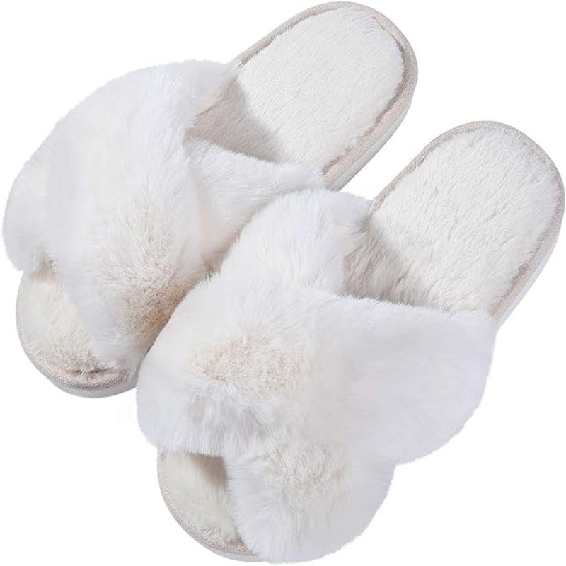 Comfy Cross Bands Slippers