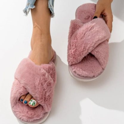 Comfy Criss Cross Slippers