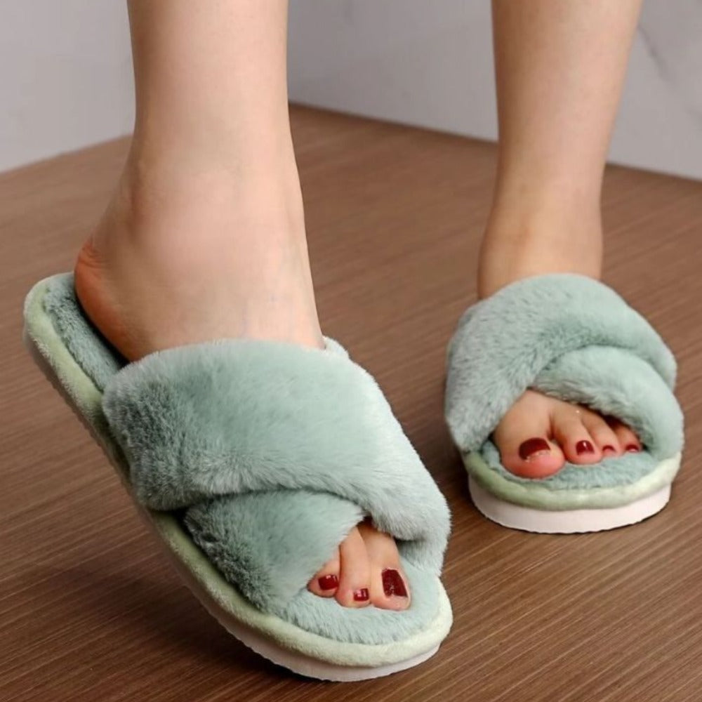 Comfy Criss Cross Slippers