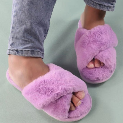 Comfy Criss Cross Slippers