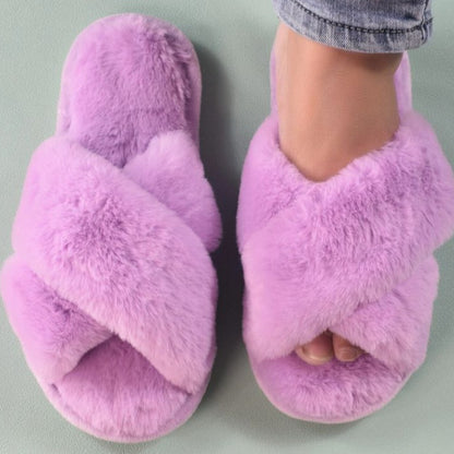 Comfy Criss Cross Slippers