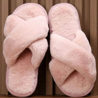 Comfy Criss Cross Slippers