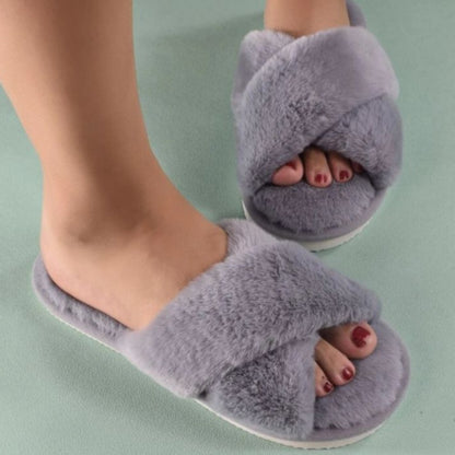 Comfy Criss Cross Slippers