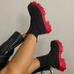Knitted Slip on Winter Boots