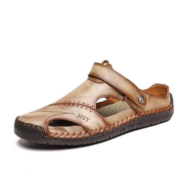 Men's Classic Leather Roman Sandals