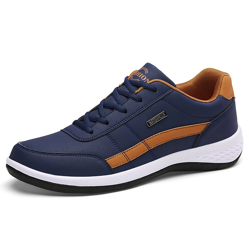 Men's Leather Breathable Casual Vulcanize Shoes