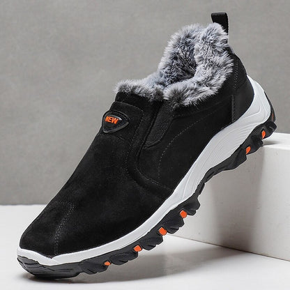 Warm Fleece Winter Sneakers Shoes For Men