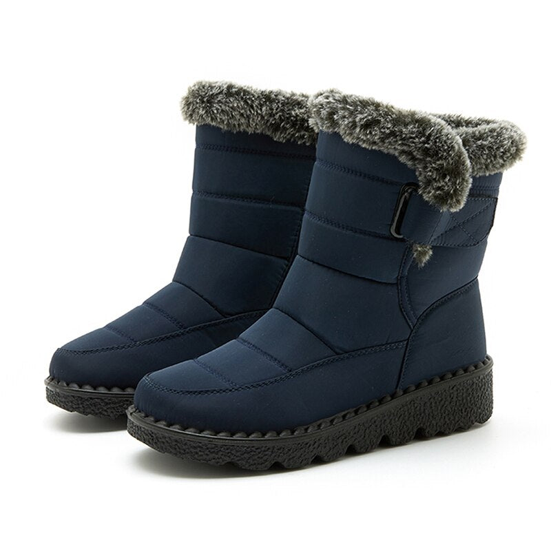 Waterproof Fur Snow Boots for Men