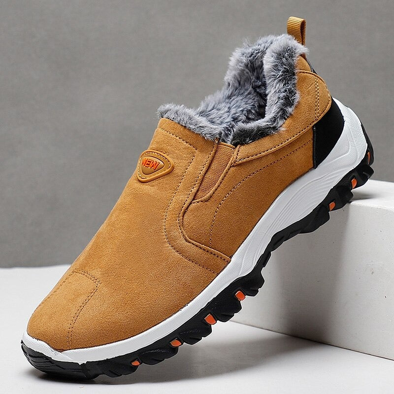 Warm Fleece Winter Sneakers Shoes For Men
