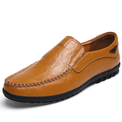 Men's Breathable Casual Leather Shoes