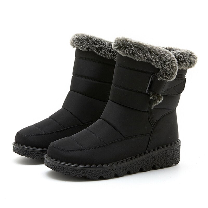 Waterproof Fur Snow Boots for Men